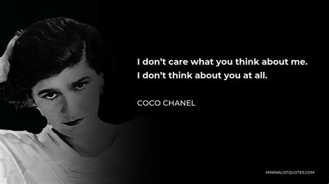 coco chanel i don't think about you|coco chanel design quotes.